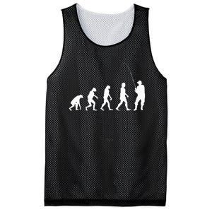 Fisherman Evolution Angler Fishing Mesh Reversible Basketball Jersey Tank