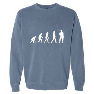 Fisherman Evolution Angler Fishing Garment-Dyed Sweatshirt