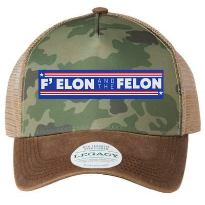 F Elon And The Felon Legacy Tie Dye Trucker Hat
