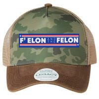 F Elon And The Felon Legacy Tie Dye Trucker Hat