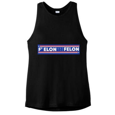 F Elon And The Felon Ladies PosiCharge Tri-Blend Wicking Tank