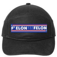 F Elon And The Felon 7-Panel Snapback Hat