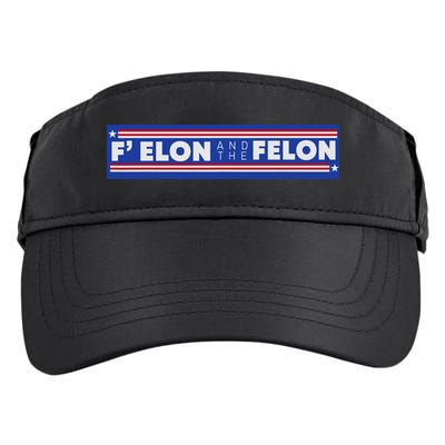F Elon And The Felon Adult Drive Performance Visor