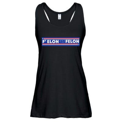 F Elon And The Felon Ladies Essential Flowy Tank