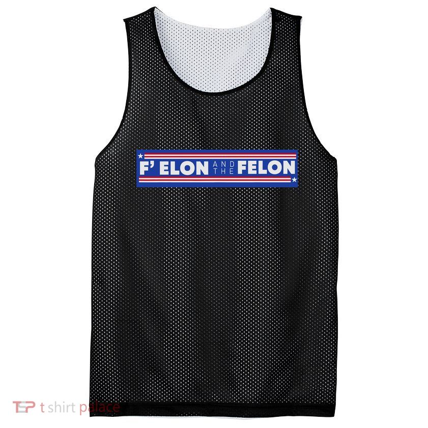 F Elon And The Felon Mesh Reversible Basketball Jersey Tank