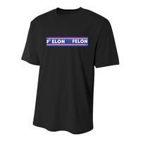 F Elon And The Felon Youth Performance Sprint T-Shirt