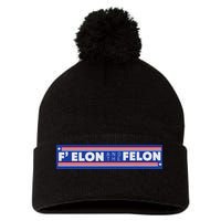 F Elon And The Felon Pom Pom 12in Knit Beanie