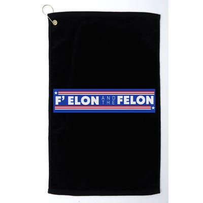 F Elon And The Felon Golf Towel