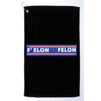 F Elon And The Felon Golf Towel
