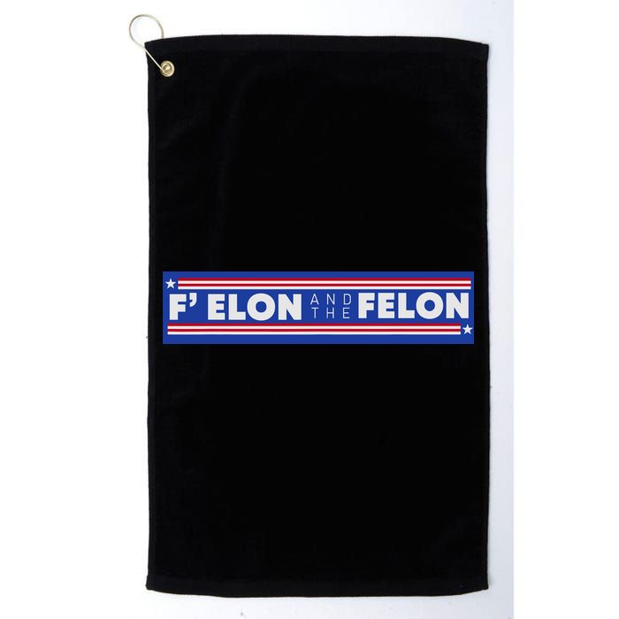 F Elon And The Felon Golf Towel