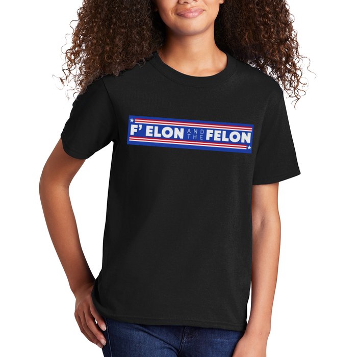 F Elon And The Felon Kids T-Shirt