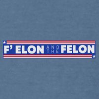 F Elon And The Felon Garment-Dyed Sweatshirt