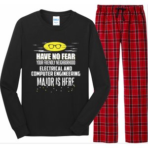 Funny Electrical And Computer Engineering Major Design Have Cute Gift Long Sleeve Pajama Set