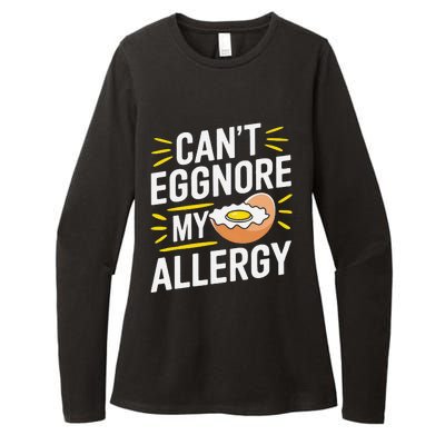 Funny Egg Allergy Pun Egg Tolerance Egg Intolerance Womens CVC Long Sleeve Shirt