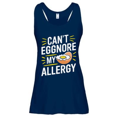 Funny Egg Allergy Pun Egg Tolerance Egg Intolerance Ladies Essential Flowy Tank