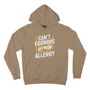 Funny Egg Allergy Pun Egg Tolerance Egg Intolerance Hoodie