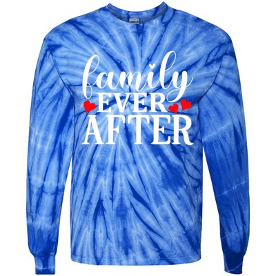 Family Ever After Cool Gift Adopting Gotcha Day Cute Gift Tie-Dye Long Sleeve Shirt