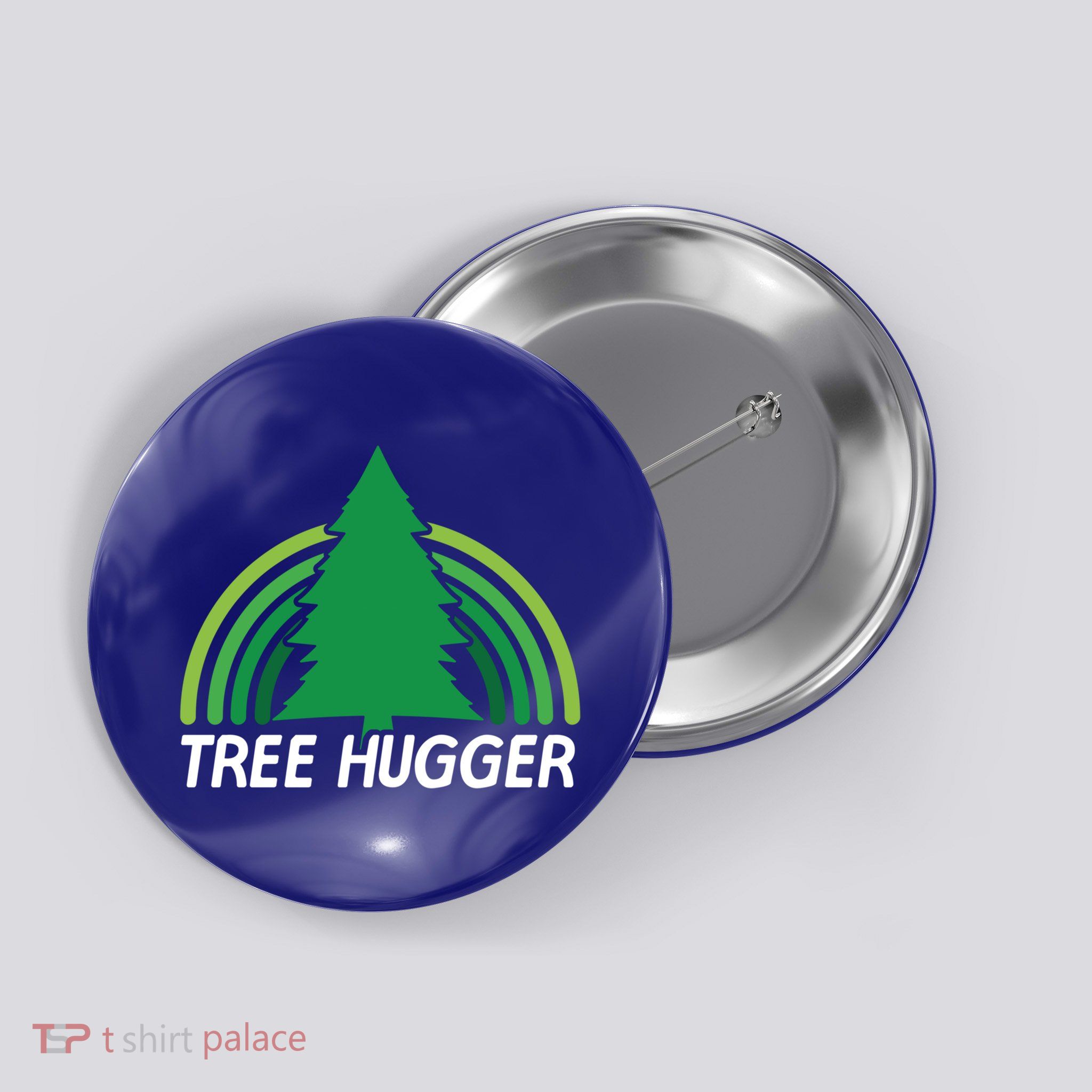 Funny Environtal Activist Nature Lover Attire Funny Gift Tree Hugger  Button