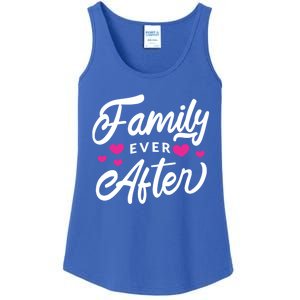 Family Ever After Great Gift Proud Adoption Quote Adopted Saying Funny Gift Ladies Essential Tank