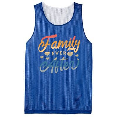 Family Ever After Gift Proud Adoption Quote Adopted Saying Gift Mesh Reversible Basketball Jersey Tank