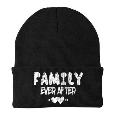 Family Ever After Funny Adopt Adopted Adoption Day Graphic Meaningful Gift Beanie