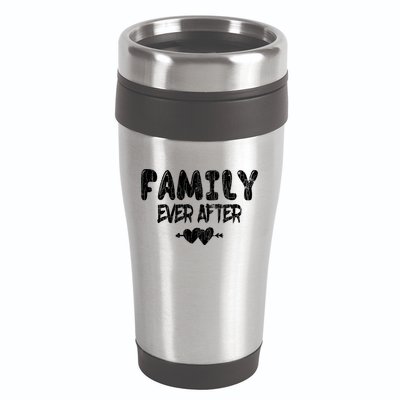 Family Ever After Funny Adopt Adopted Adoption Day Graphic Meaningful Gift 16oz Travel Tumbler