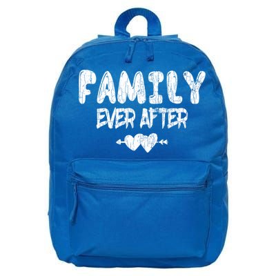 Family Ever After Funny Adopt Adopted Adoption Day Graphic Meaningful Gift 16 in Basic Backpack