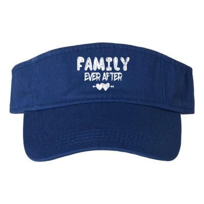 Family Ever After Funny Adopt Adopted Adoption Day Graphic Meaningful Gift Visor