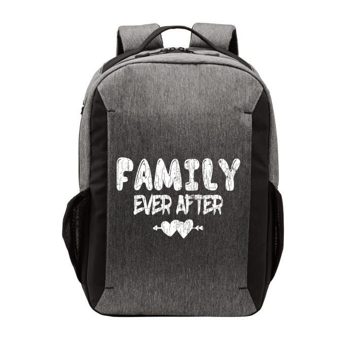 Family Ever After Funny Adopt Adopted Adoption Day Graphic Meaningful Gift Vector Backpack