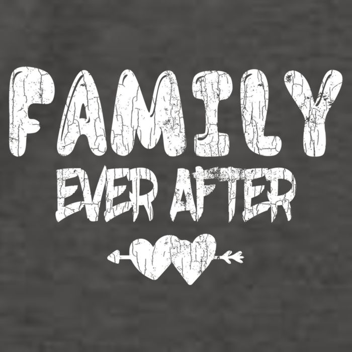 Family Ever After Funny Adopt Adopted Adoption Day Graphic Meaningful Gift Vector Backpack