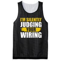 Funny Electrician Art Professional Electrician Mesh Reversible Basketball Jersey Tank