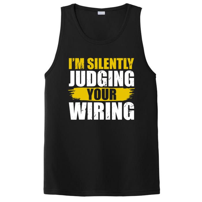 Funny Electrician Art Professional Electrician PosiCharge Competitor Tank