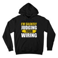 Funny Electrician Art Professional Electrician Tall Hoodie