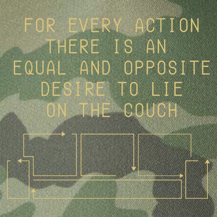 For Every Action There Is An Equal And Opposite Desire To Life On The Couch Legacy Tie Dye Trucker Hat