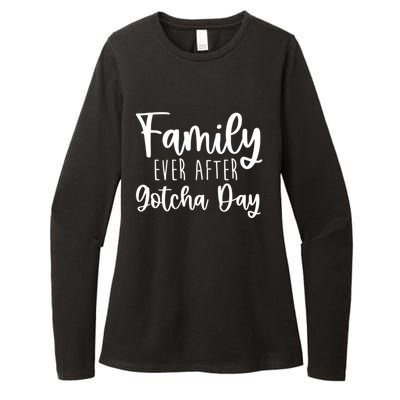 Family Ever After Gotcha Day Adoption Foster Care Fostering Gift Womens CVC Long Sleeve Shirt