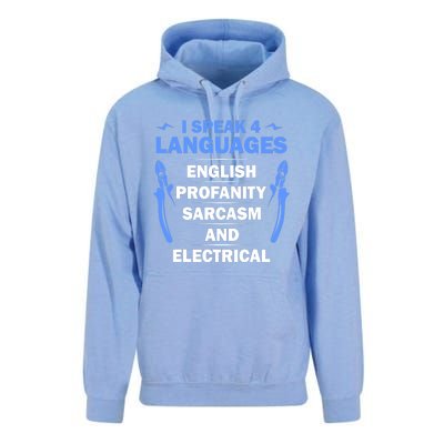 Funny Electrician Art Electrical Engineer Humor Unisex Surf Hoodie