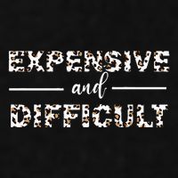 Funny Expensive And Difficult Leopard Sassy Mom Sarcastic Ladies PosiCharge Tri-Blend Wicking Tank