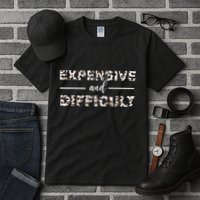 Funny Expensive And Difficult Leopard Sassy Mom Sarcastic Tall T-Shirt