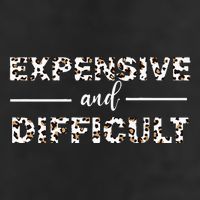 Funny Expensive And Difficult Leopard Sassy Mom Sarcastic 25L Jumbo Tote