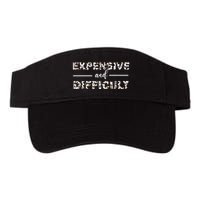 Funny Expensive And Difficult Leopard Sassy Mom Sarcastic Visor