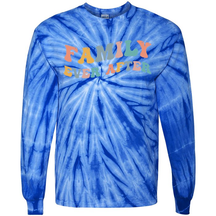 Family Ever After Adoption Adopted Adopt Adoptee Gotcha Day Cool Gift Tie-Dye Long Sleeve Shirt