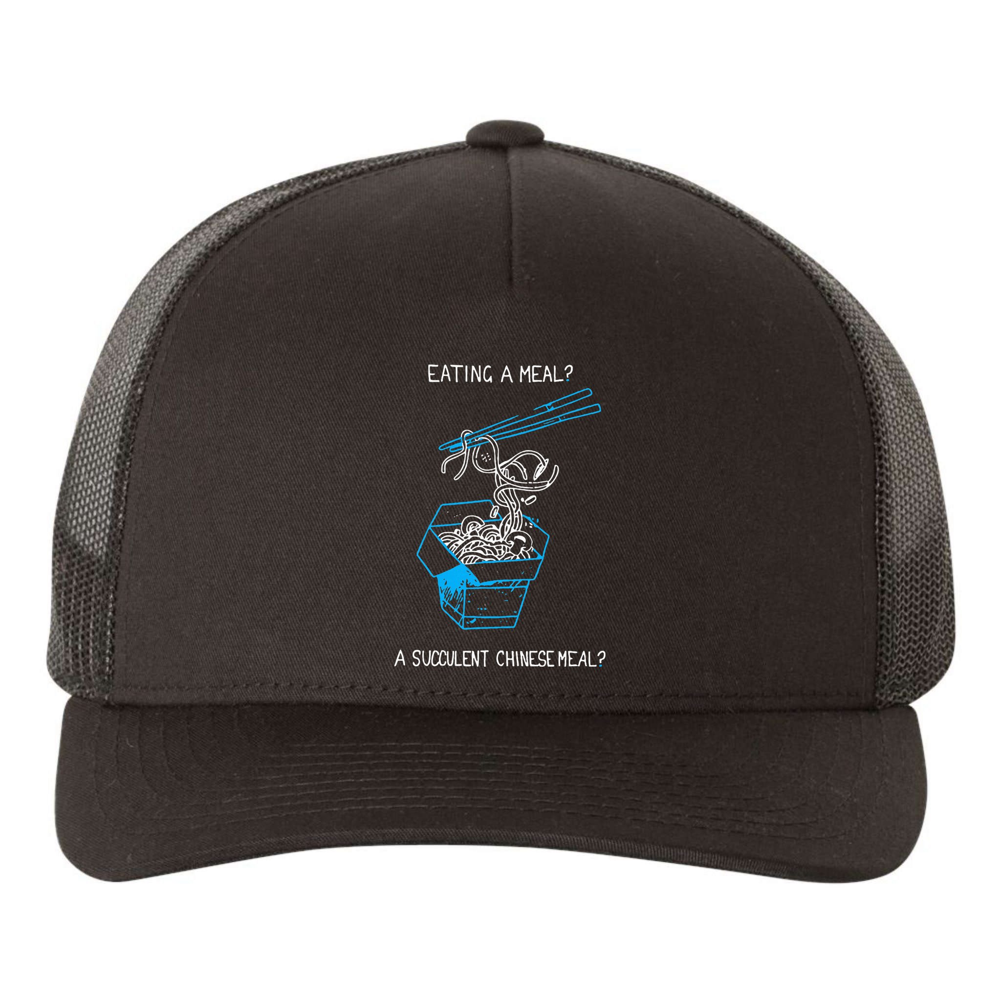 Funny Eating A Meal A Succulent Chinese Meal Yupoong Adult 5-Panel Trucker Hat