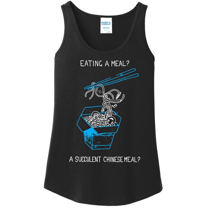 Funny Eating A Meal A Succulent Chinese Meal Ladies Essential Tank