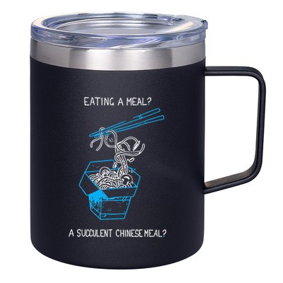 Funny Eating A Meal A Succulent Chinese Meal 12oz Stainless Steel Coffee Mug