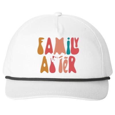 Family Ever After Adoption Foster Mom Dad Gotcha Day Adopt Gift Snapback Five-Panel Rope Hat