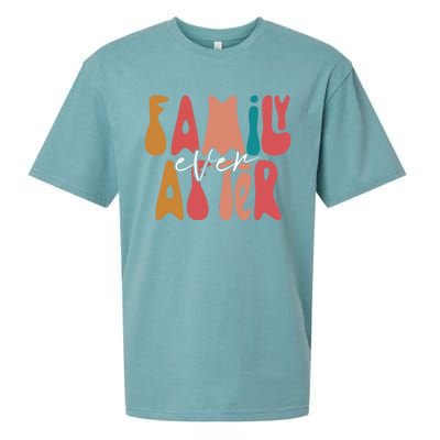 Family Ever After Adoption Foster Mom Dad Gotcha Day Adopt Gift Sueded Cloud Jersey T-Shirt