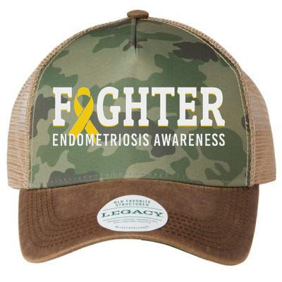 Fighter Endometriosis Awareness Month Ribbon Endo Warrior Legacy Tie Dye Trucker Hat