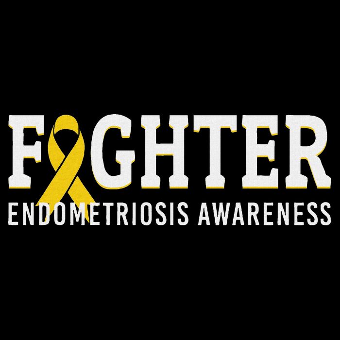 Fighter Endometriosis Awareness Month Ribbon Endo Warrior Backpack