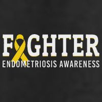 Fighter Endometriosis Awareness Month Ribbon Endo Warrior Adult Drive Performance Visor