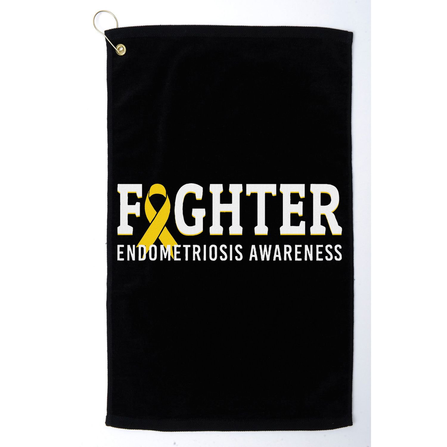 Fighter Endometriosis Awareness Month Ribbon Endo Warrior Golf Towel